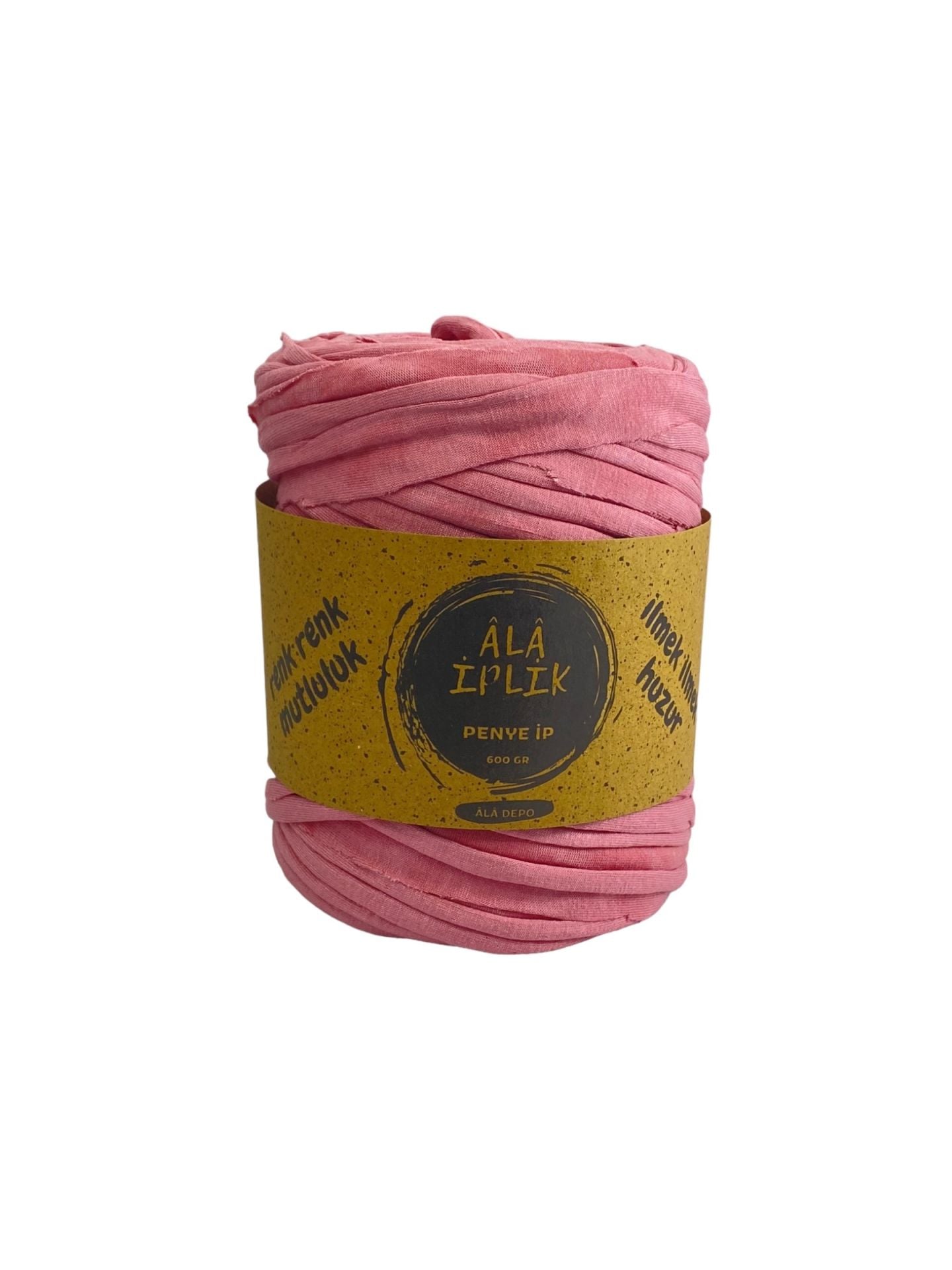 Penye İp Çanta Sepet Paspas Örgü İpi 600 Gram Pembe ADPP409